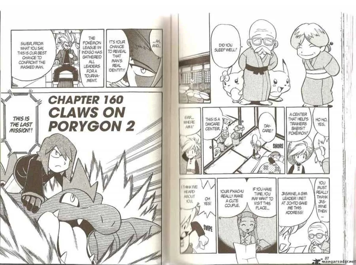 Pokemon Adventures Chapter 160 page 1