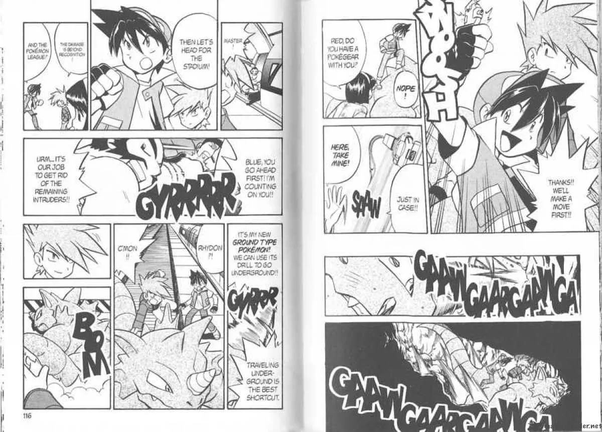 Pokemon Adventures Chapter 175 page 4
