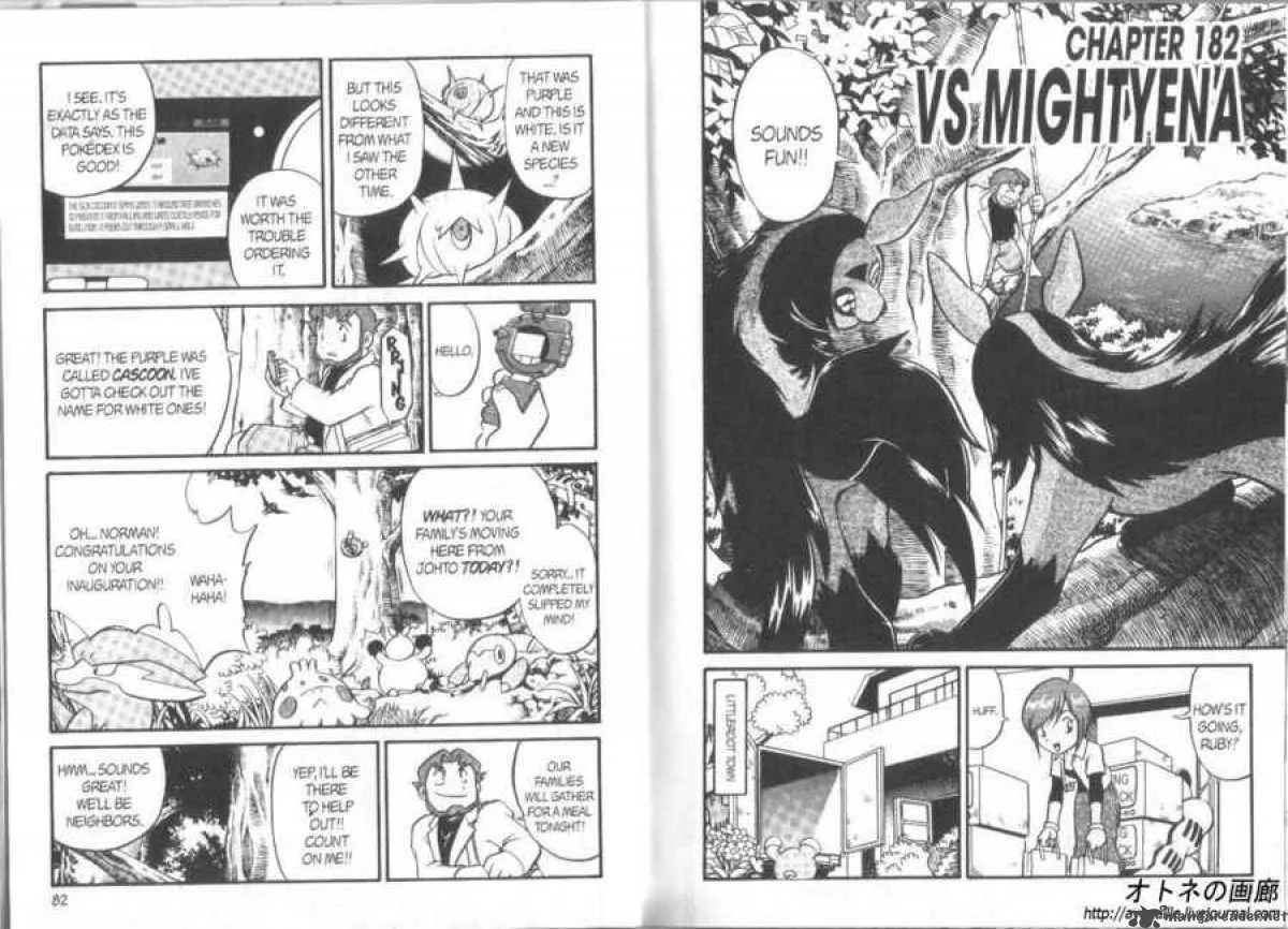 Pokemon Adventures Chapter 182 page 2