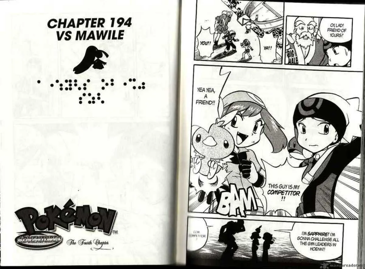 Pokemon Adventures Chapter 194 page 1
