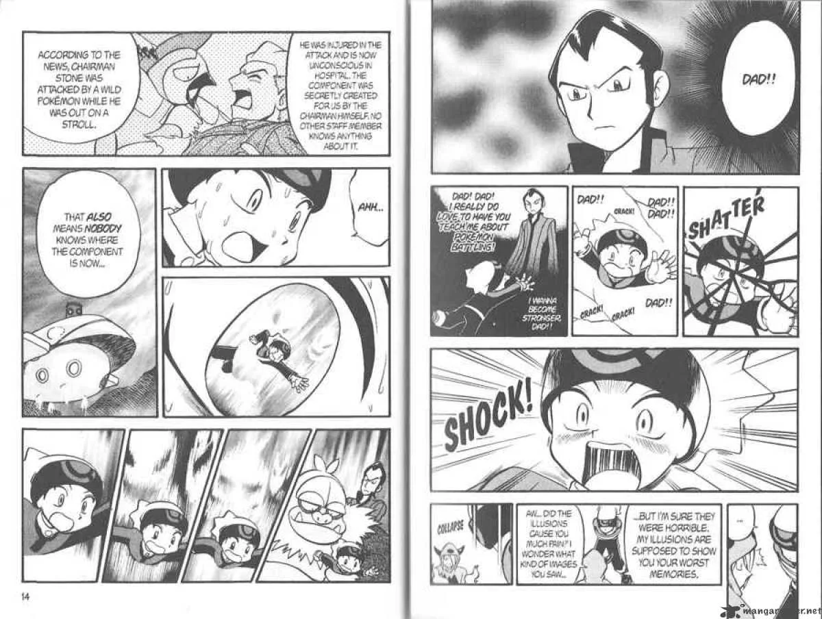 Pokemon Adventures Chapter 202 page 9