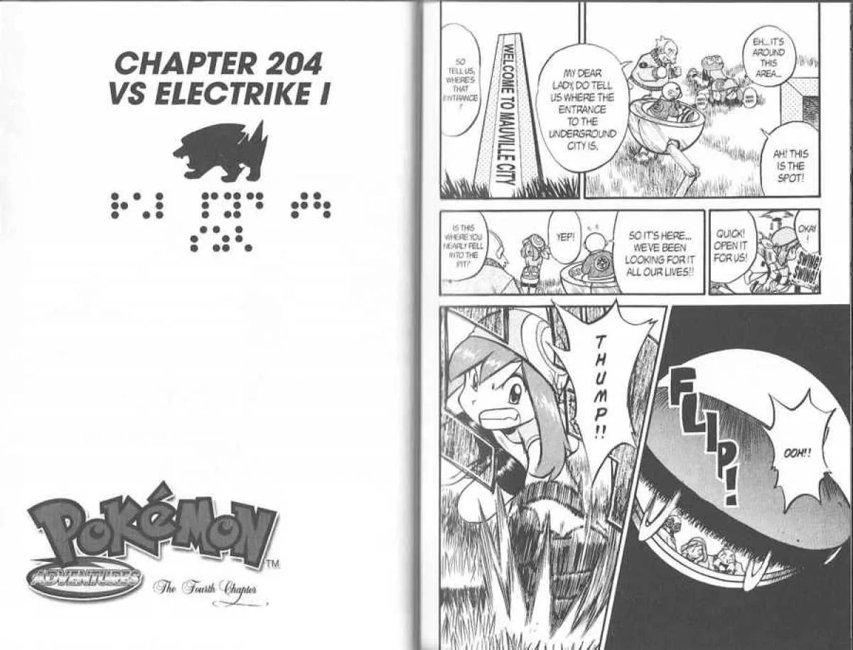 Pokemon Adventures Chapter 204 page 1