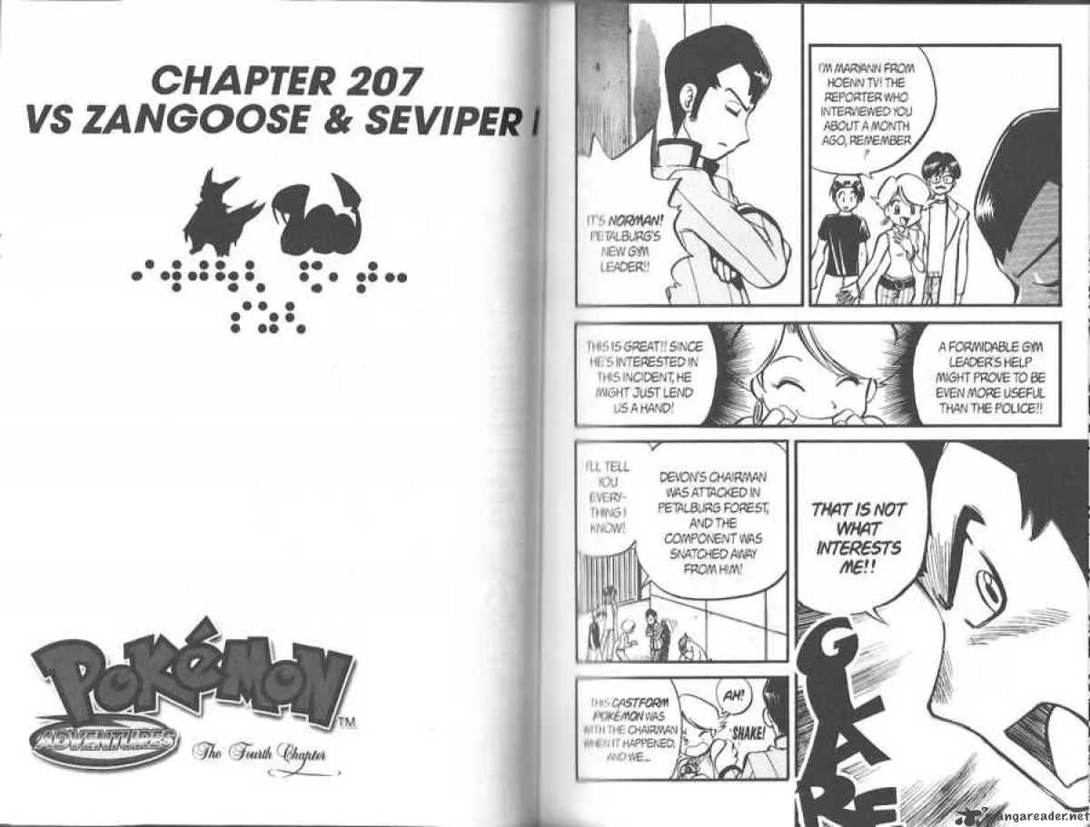 Pokemon Adventures Chapter 207 page 1