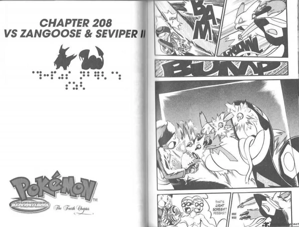 Pokemon Adventures Chapter 208 page 1