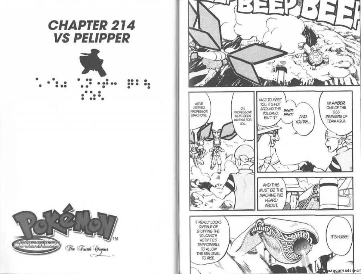 Pokemon Adventures Chapter 214 page 1