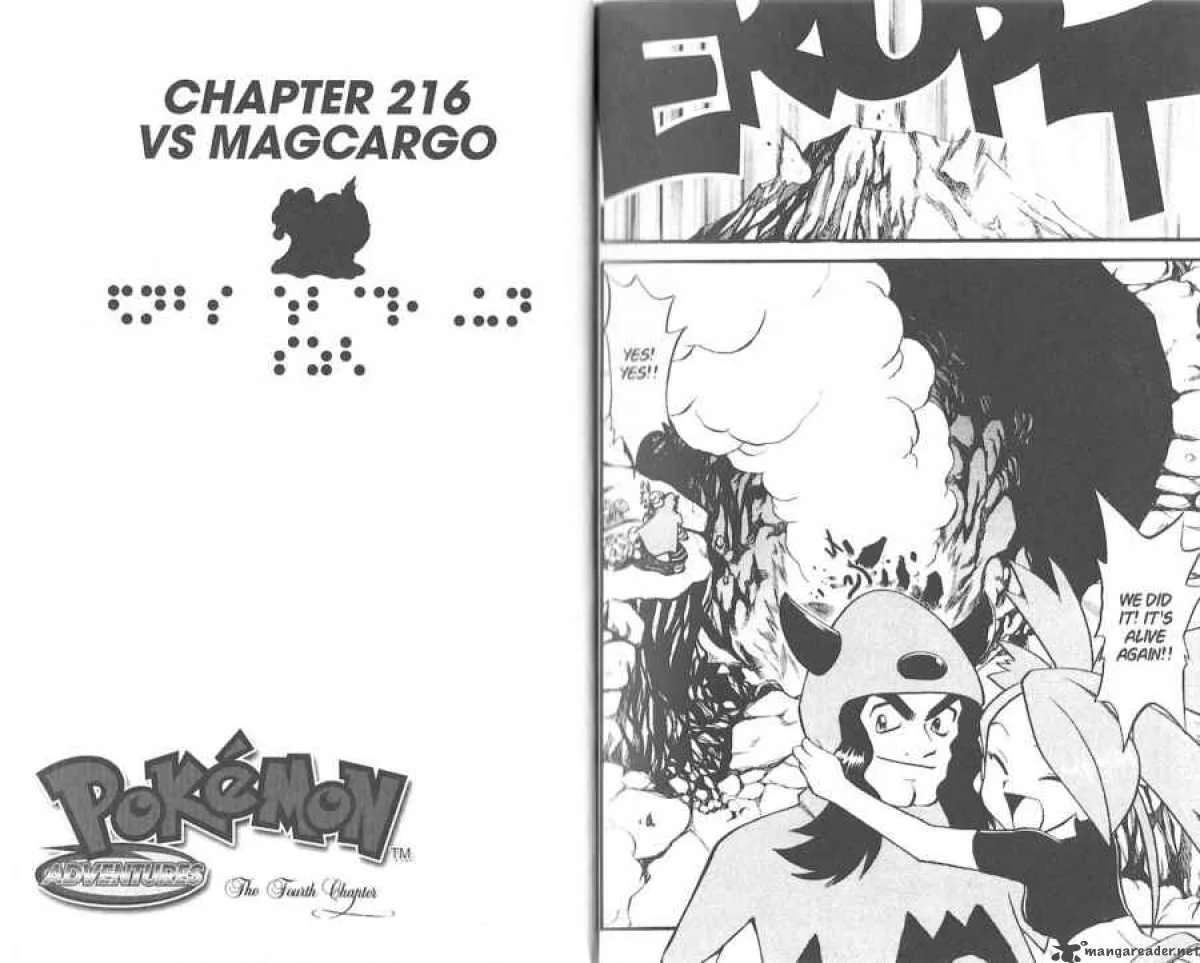 Pokemon Adventures Chapter 216 page 1