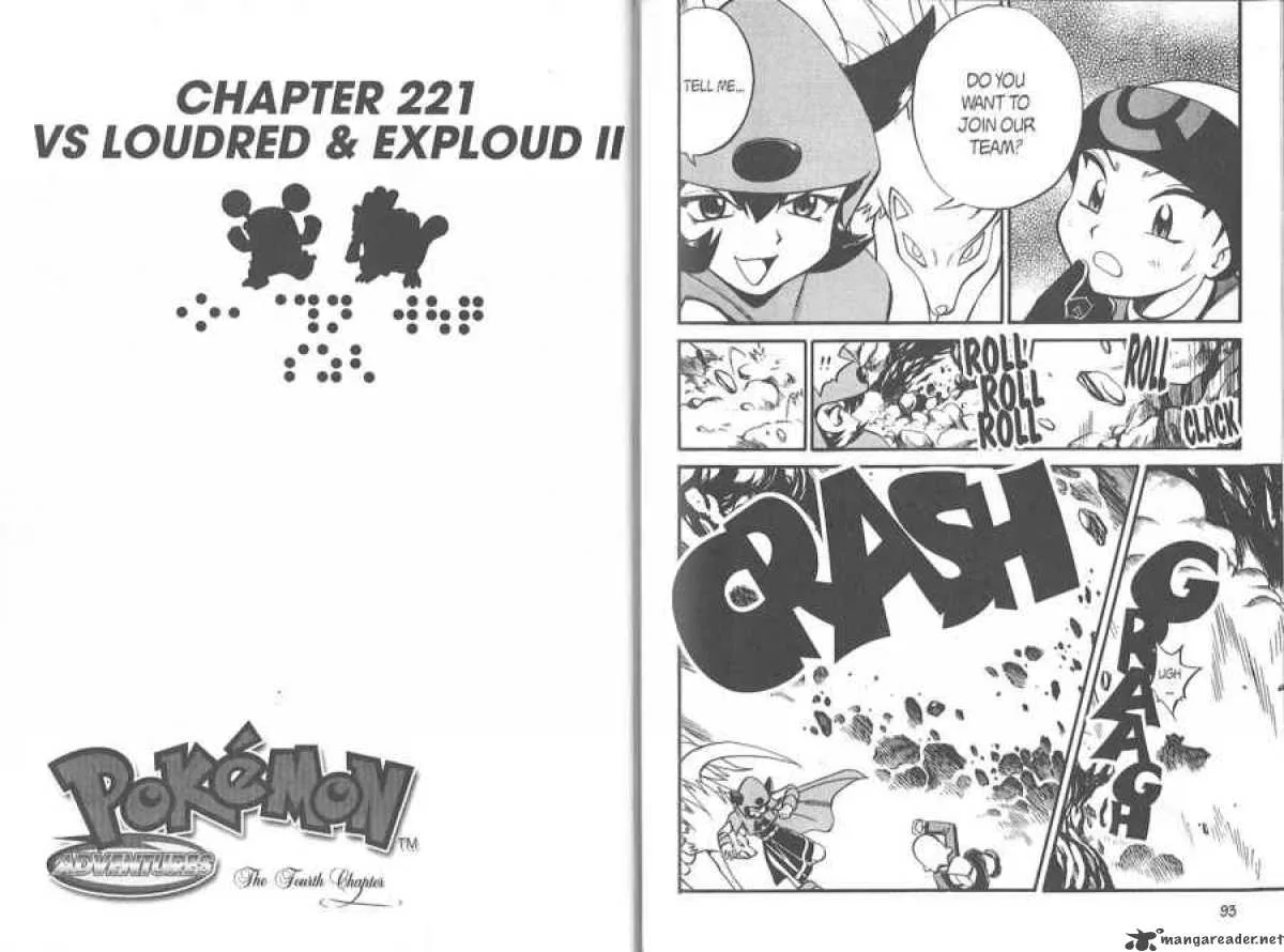 Pokemon Adventures Chapter 221 page 1