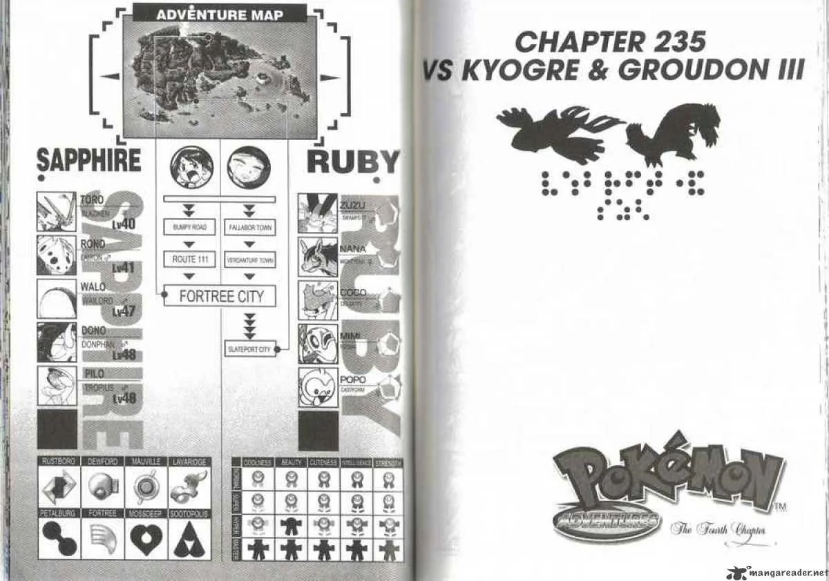 Pokemon Adventures Chapter 235 page 1