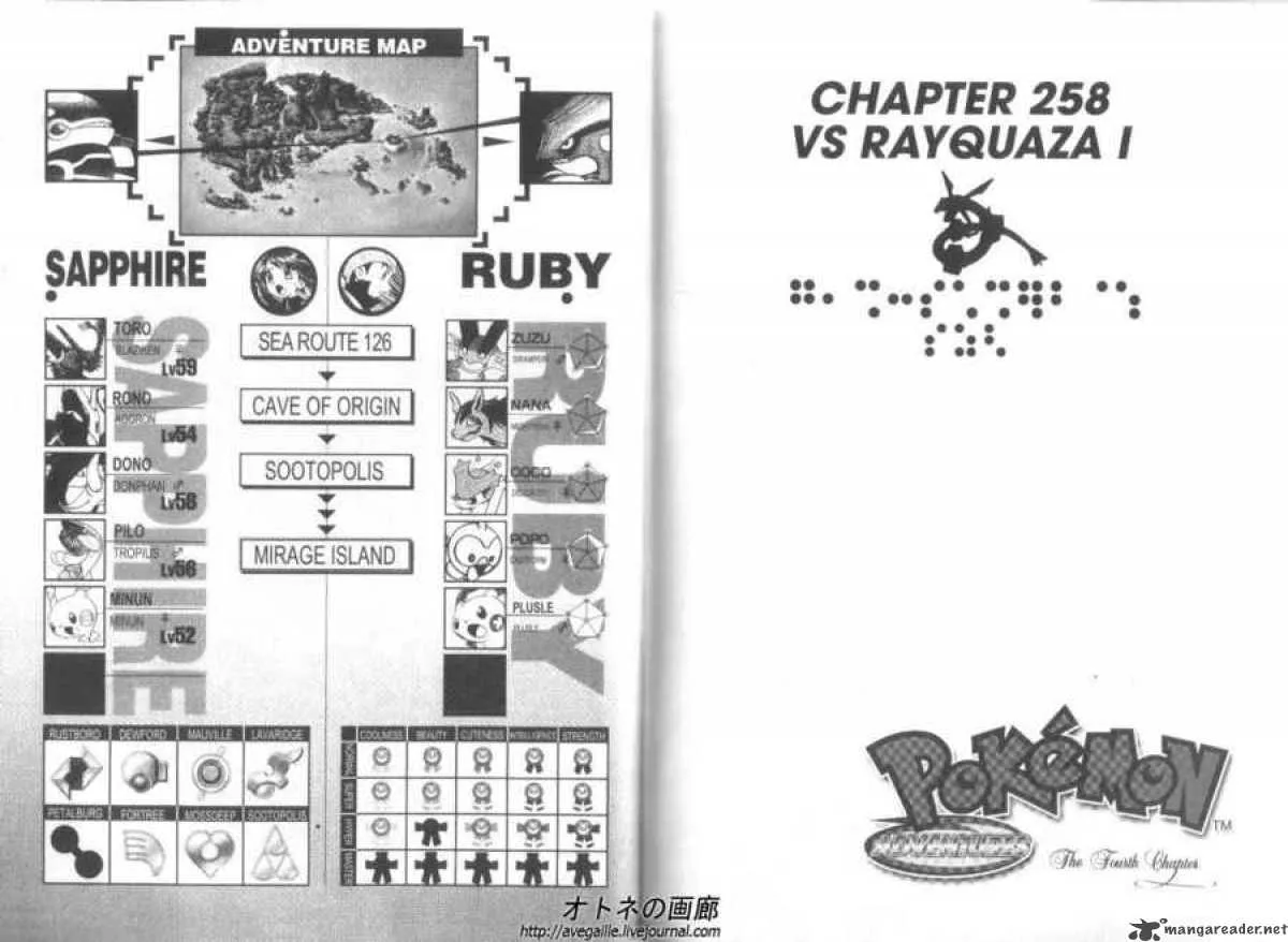 Pokemon Adventures Chapter 258 page 1