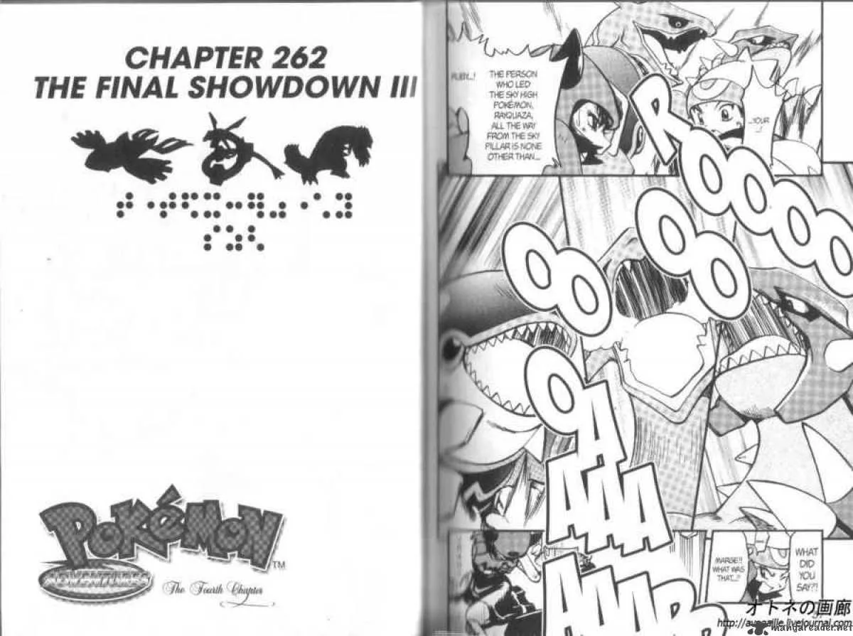 Pokemon Adventures Chapter 262 page 1