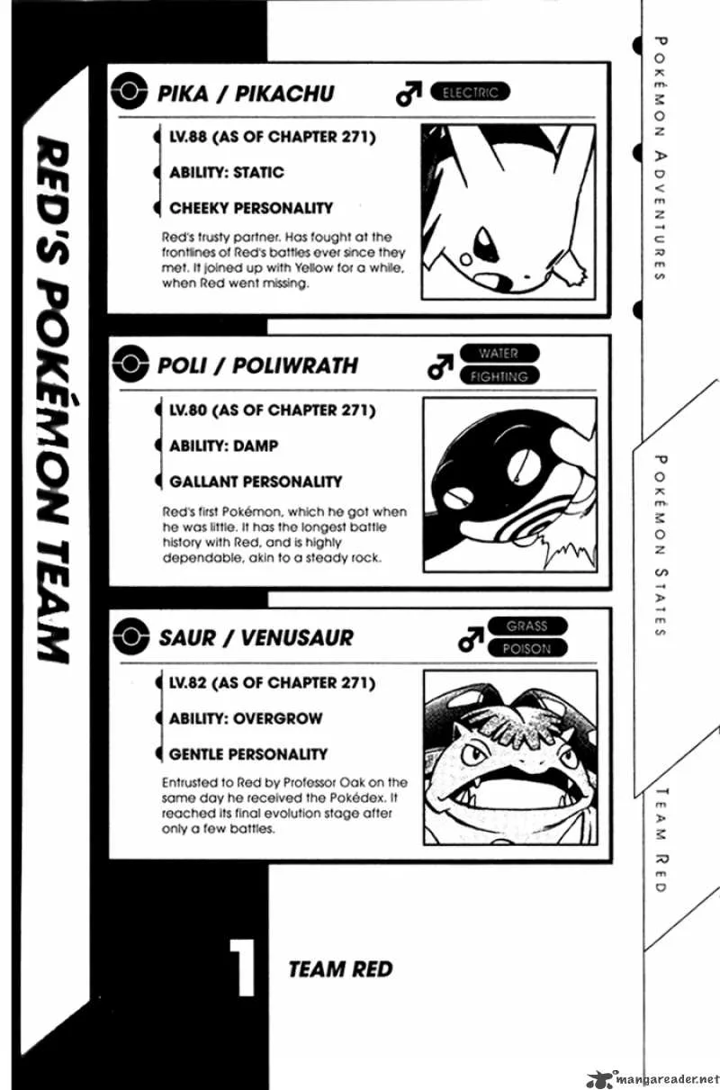 Pokemon Adventures Chapter 271 page 13