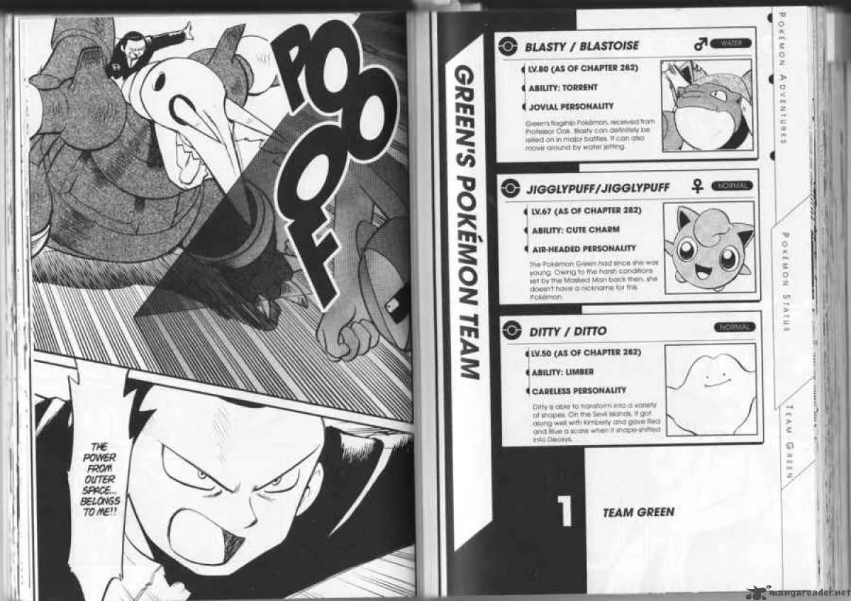 Pokemon Adventures Chapter 282 page 10
