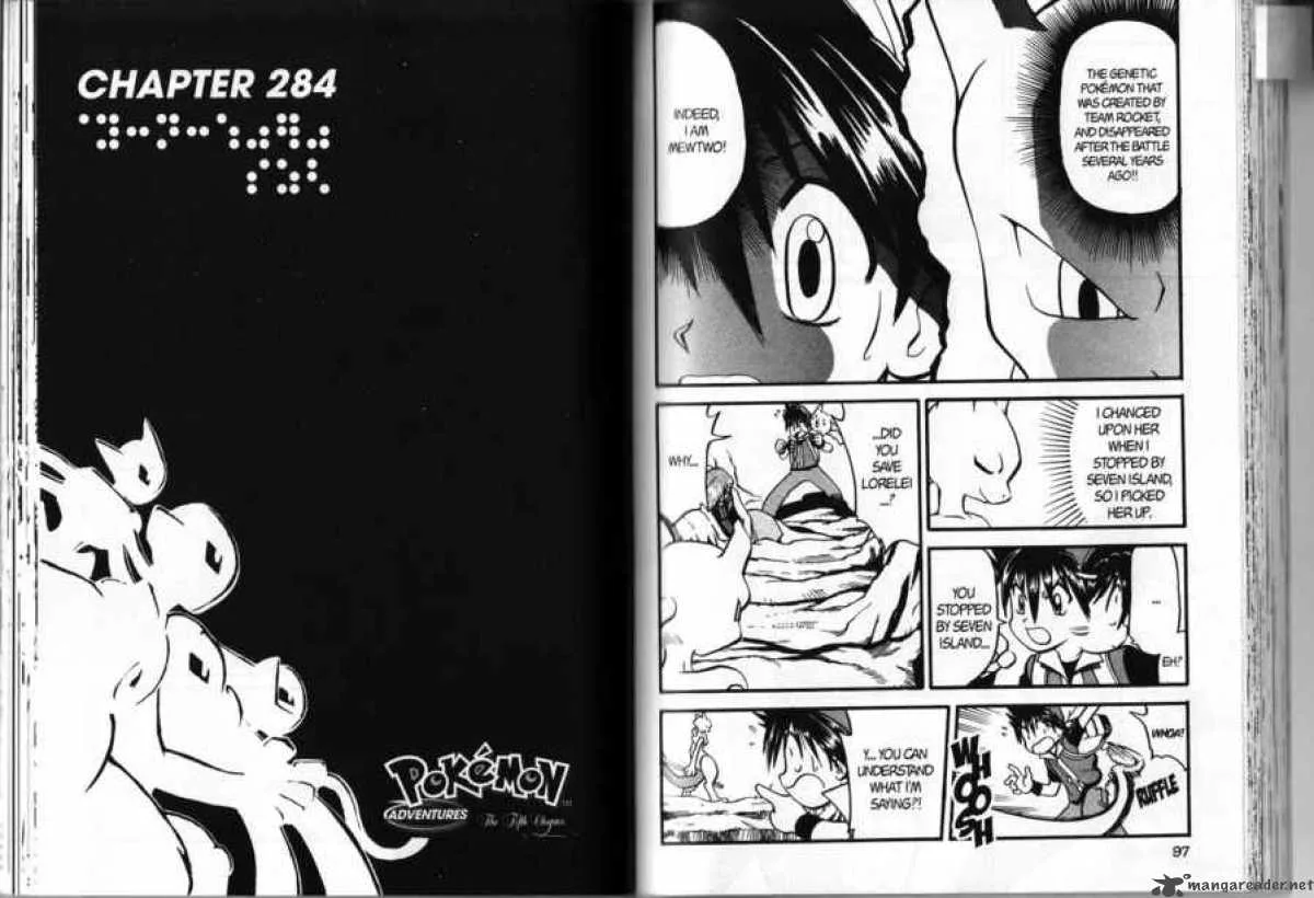 Pokemon Adventures Chapter 284 page 1