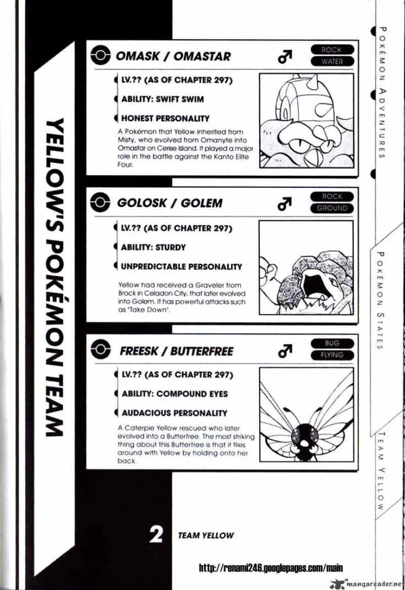 Pokemon Adventures Chapter 288 page 2