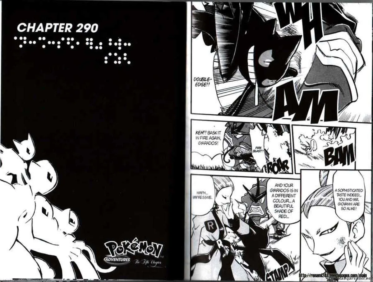 Pokemon Adventures Chapter 290 page 1
