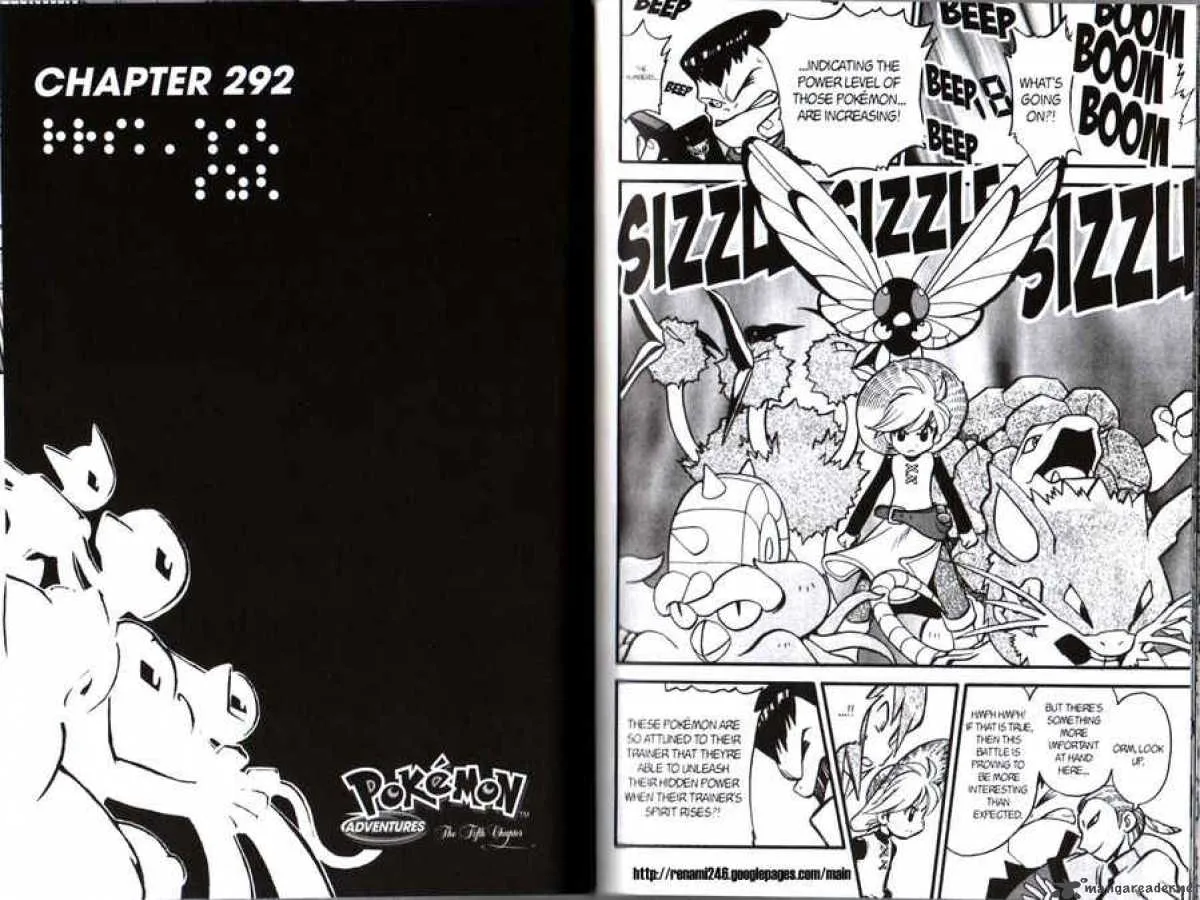 Pokemon Adventures Chapter 292 page 1