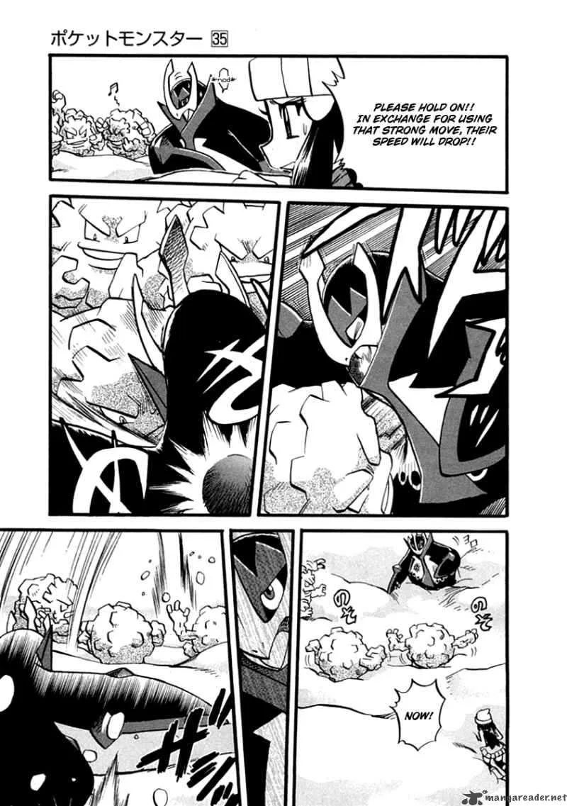 Pokemon Adventures Chapter 386 page 10
