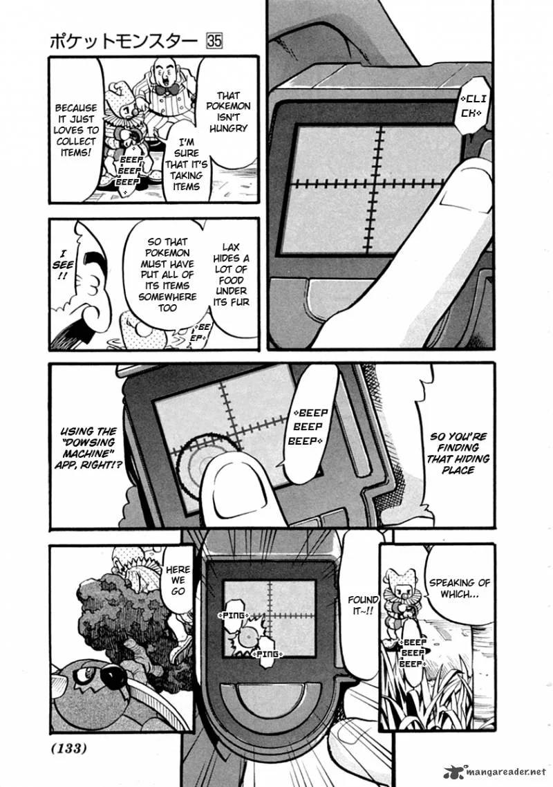 Pokemon Adventures Chapter 391 page 8