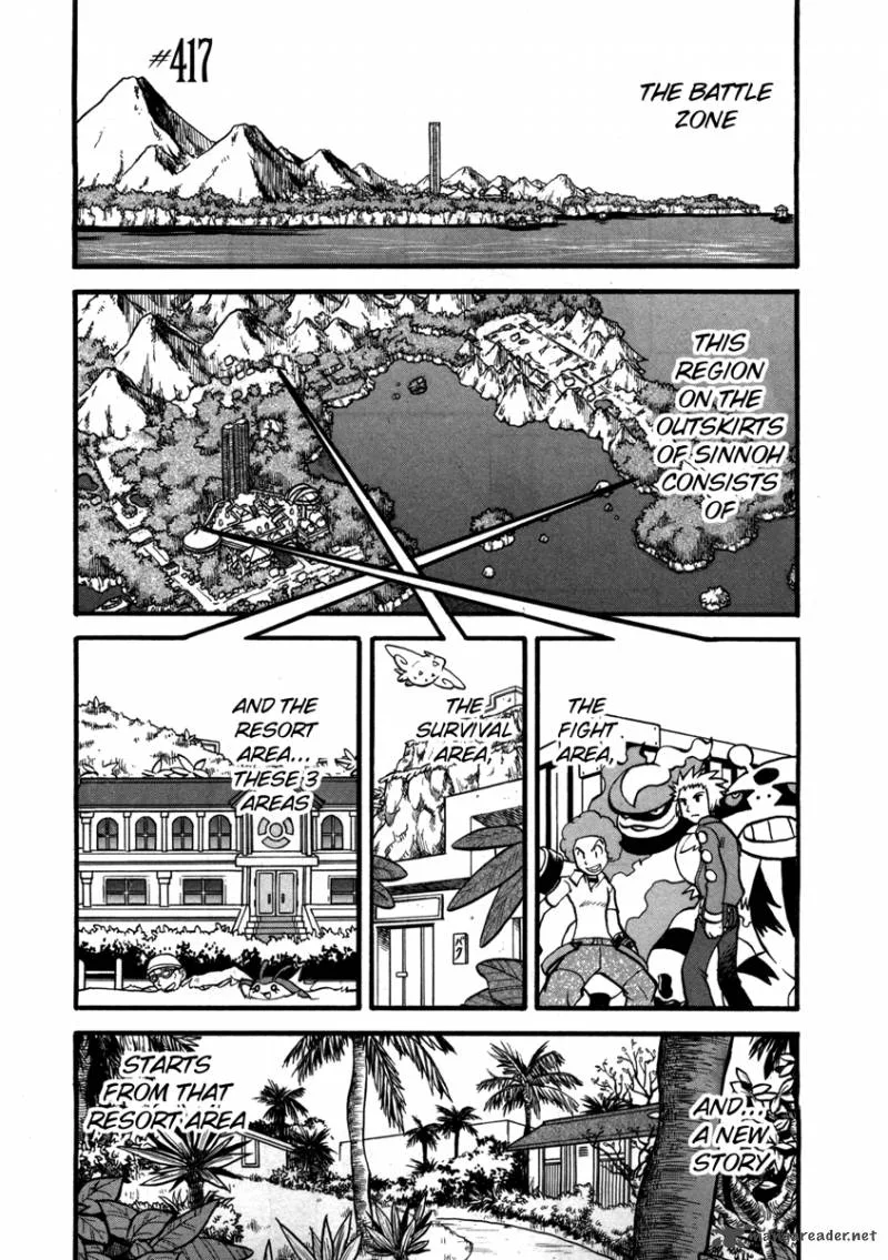 Pokemon Adventures Chapter 417 page 1