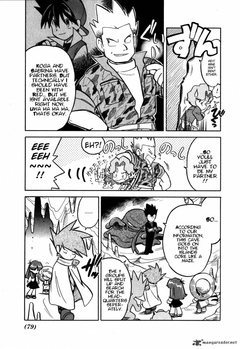 Pokemon Adventures Chapter 70 page 9