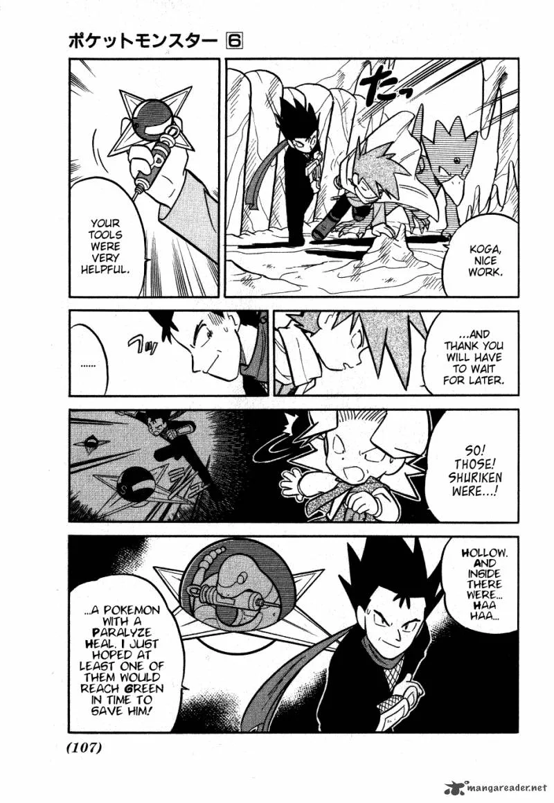 Pokemon Adventures Chapter 72 page 9