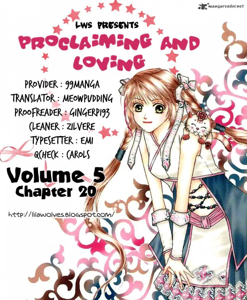 Proclaiming and Loving Chapter 20 page 1