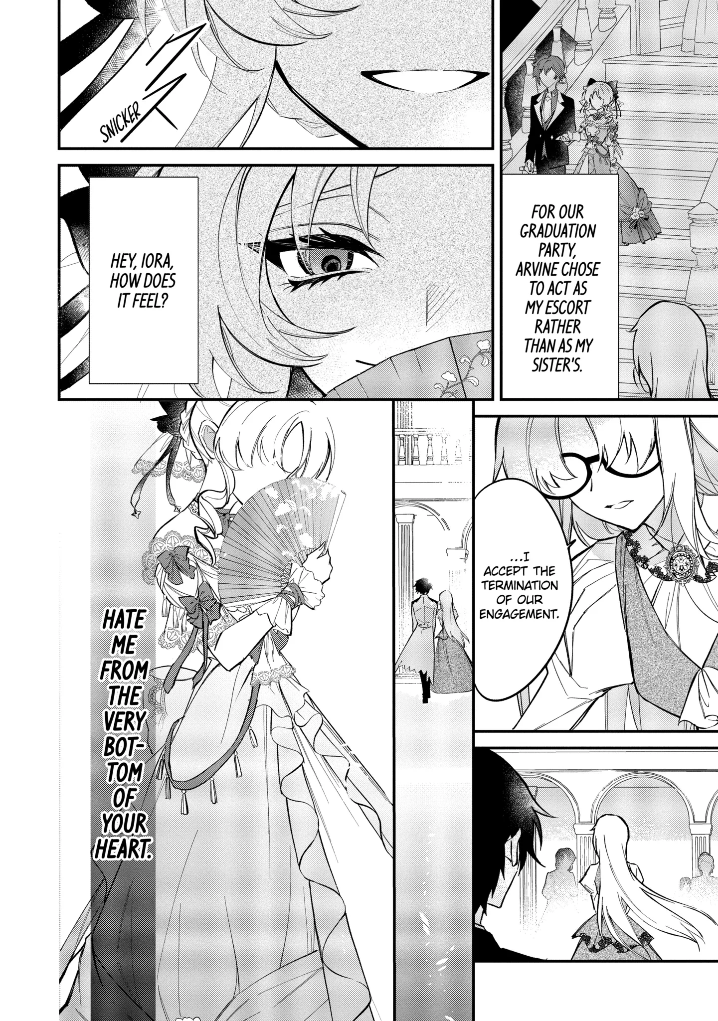 Proud to be the Villainess: I'm Doomed After Stealing my Half-Sister's Fiancé and Having Her Banished Chapter 1.1 page 6