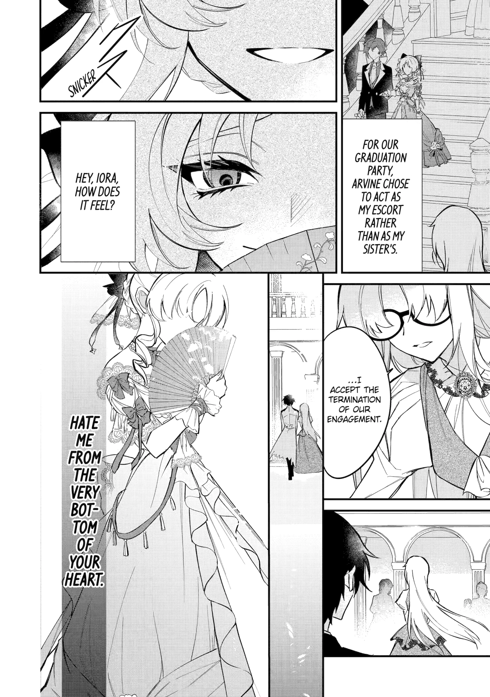 Proud to be the Villainess: I'm Doomed After Stealing my Half-Sister's Fiancé and Having Her Banished Chapter 1 page 9