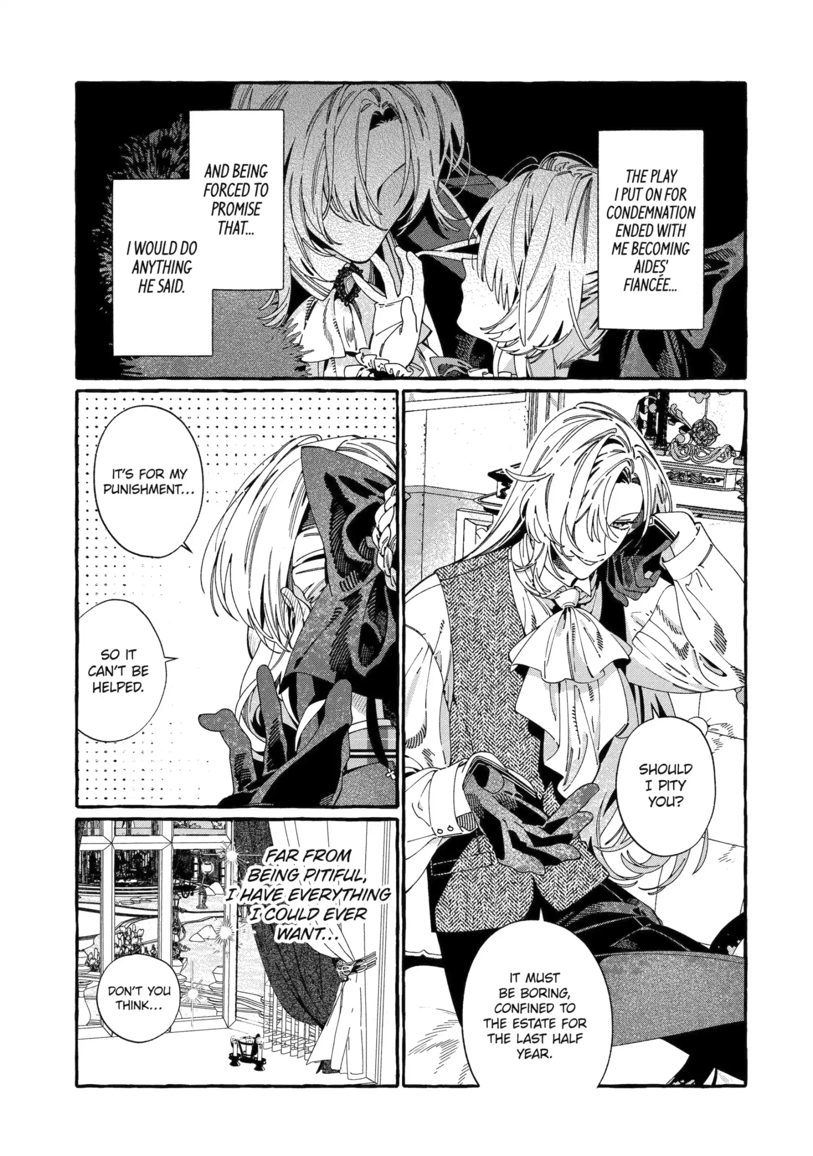 Proud to be the Villainess: I'm Doomed After Stealing my Half-Sister's Fiancé and Having Her Banished Chapter 18.1 page 3