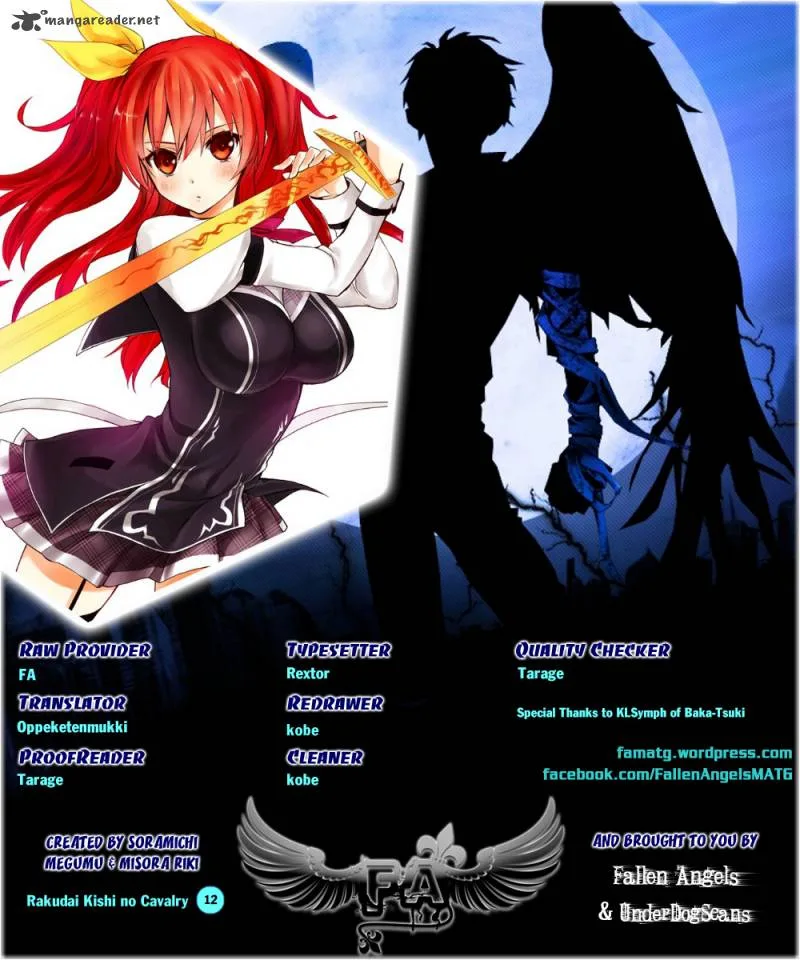 Rakudai Kishi no Cavalry Chapter 12 page 1