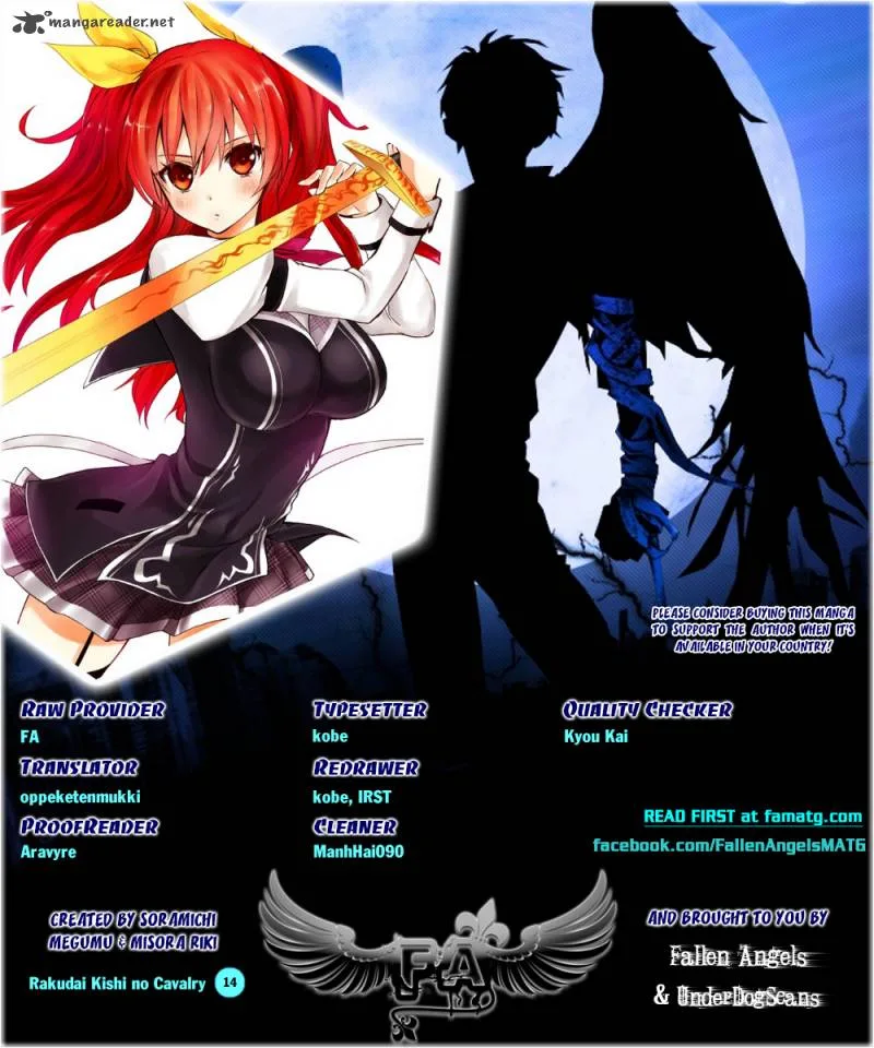 Rakudai Kishi no Cavalry Chapter 14 page 1