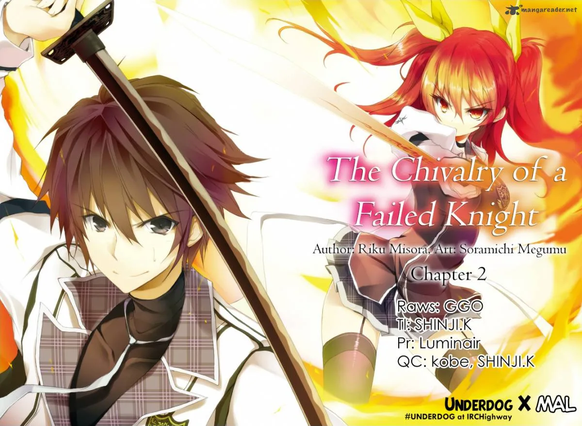 Rakudai Kishi no Cavalry Chapter 2 page 1