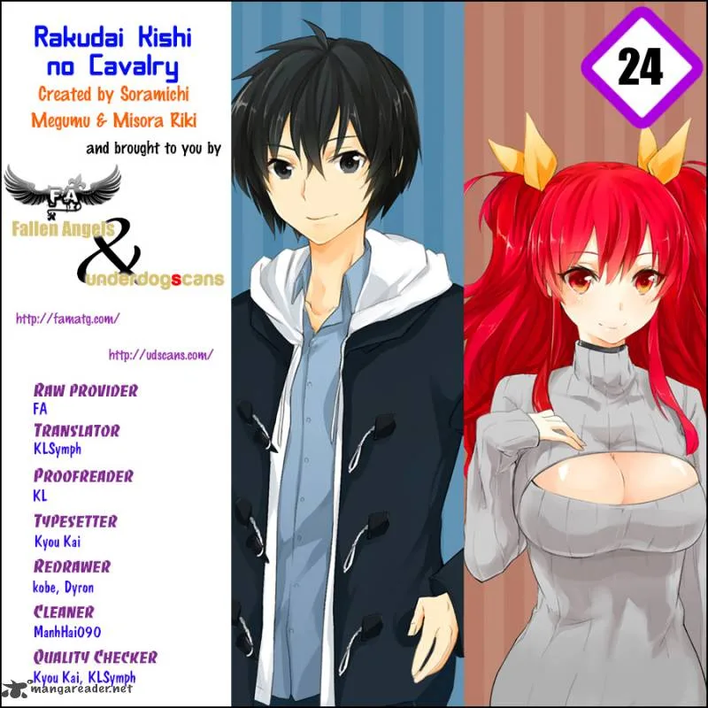 Rakudai Kishi no Cavalry Chapter 24 page 1