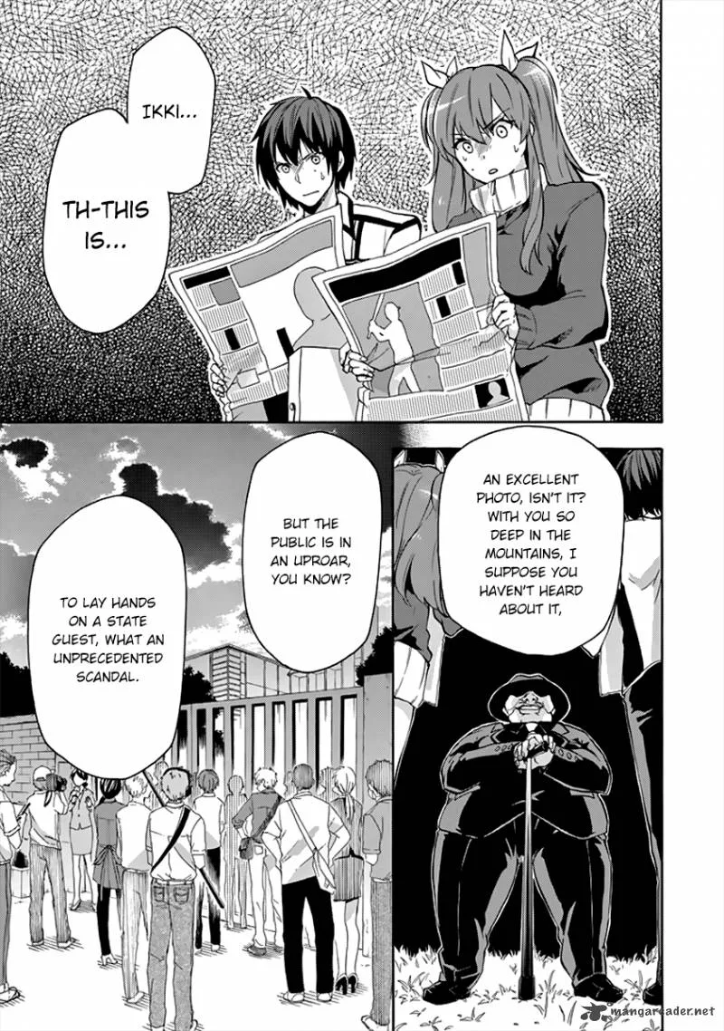 Rakudai Kishi no Cavalry Chapter 26 page 28