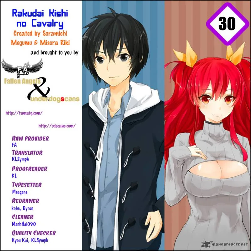 Rakudai Kishi no Cavalry Chapter 30 page 1