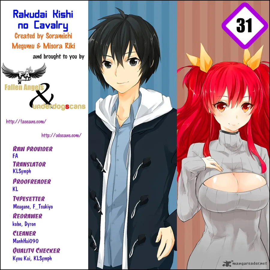Rakudai Kishi no Cavalry Chapter 31 page 1