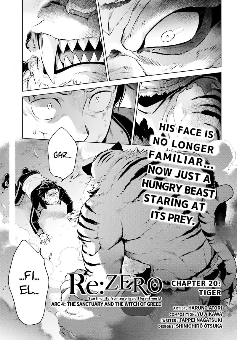 Re:Zero Kara Hajimeru Isekai Seikatsu Dai 4-shou - Seiiki to Gouyoku no Majo Chapter 20 page 1