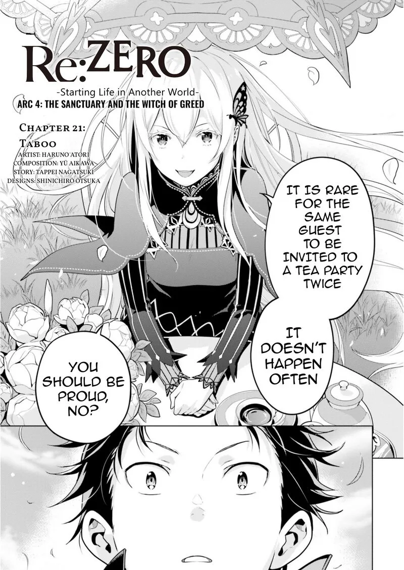 Re:Zero Kara Hajimeru Isekai Seikatsu Dai 4-shou - Seiiki to Gouyoku no Majo Chapter 21 page 1