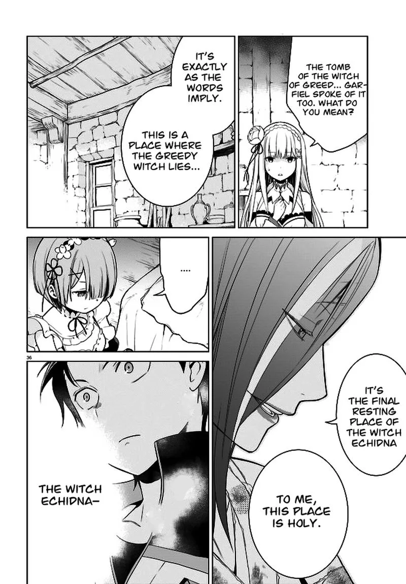 Re:Zero Kara Hajimeru Isekai Seikatsu Dai 4-shou - Seiiki to Gouyoku no Majo Chapter 4 page 36