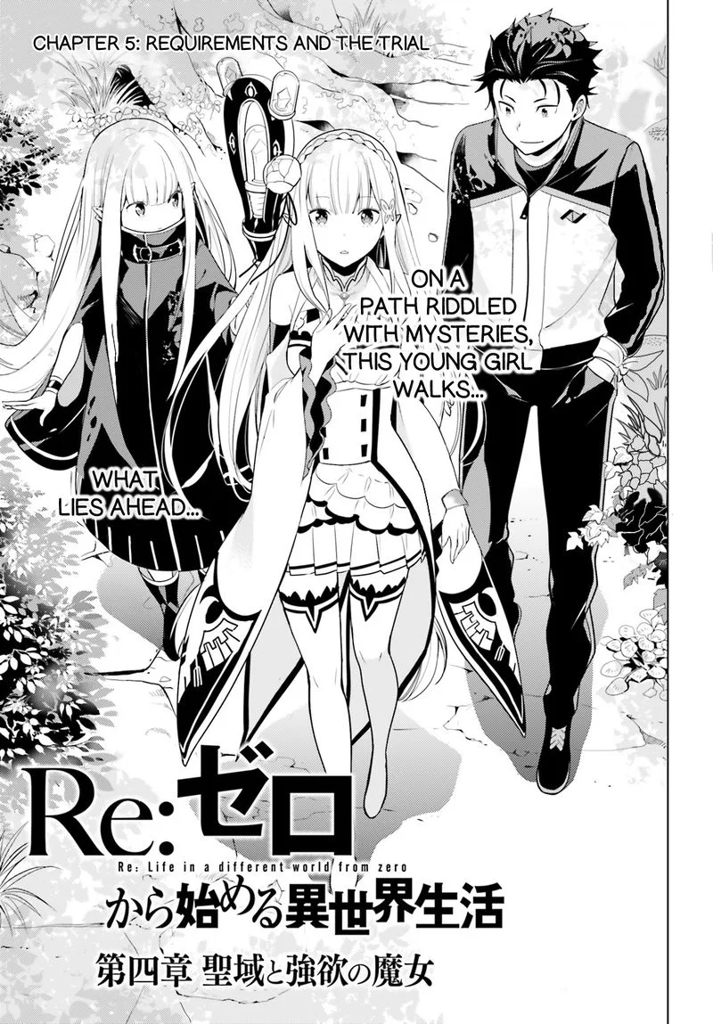 Re:Zero Kara Hajimeru Isekai Seikatsu Dai 4-shou - Seiiki to Gouyoku no Majo Chapter 5 page 1
