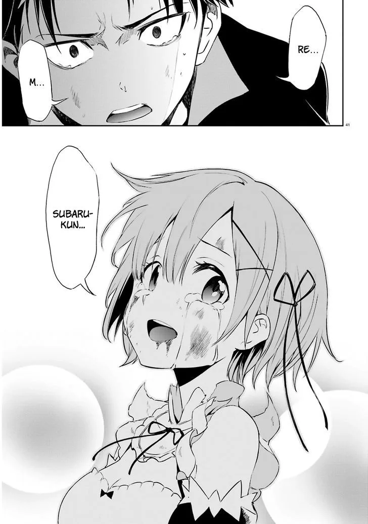 Re:Zero kara Hajimeru Isekai Seikatsu - Daisanshou - Truth of Zero Chapter 14 page 42