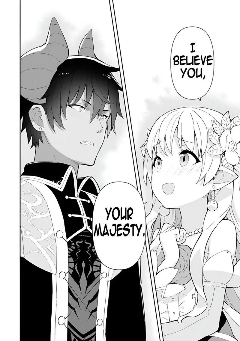 Reiketsu Ryuuou Heika no "Unmei no Tsugai" rashii Desu ga, Koukyuu ni Hikikomorou to Omoimasu Chapter 14 page 49