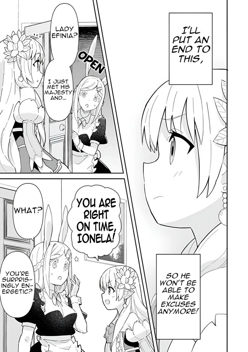Reiketsu Ryuuou Heika no "Unmei no Tsugai" rashii Desu ga, Koukyuu ni Hikikomorou to Omoimasu Chapter 15 page 52