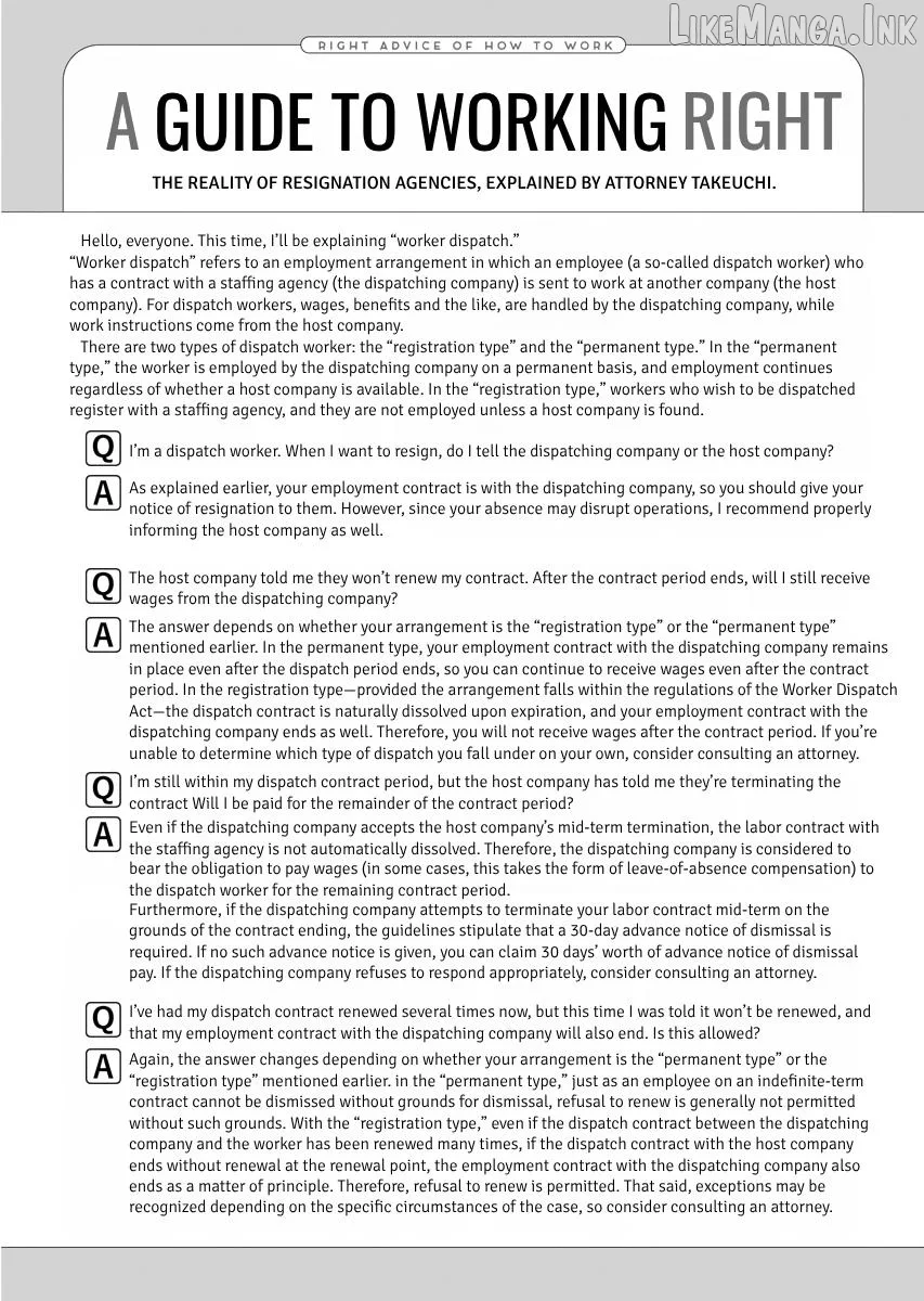 Resignation Agency - The Worker's Last Resort Chapter 25 page 23