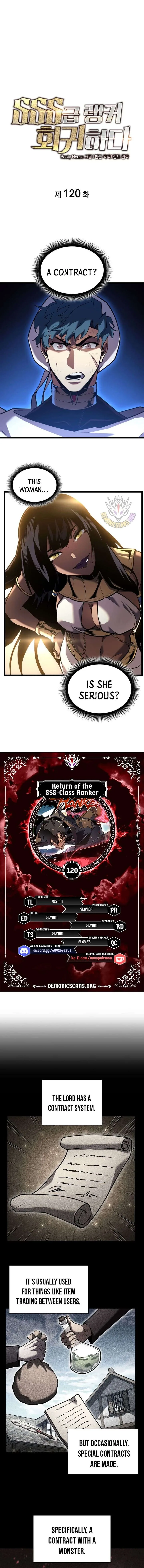 Return of the SSS-Class Ranker Chapter 120 page 1