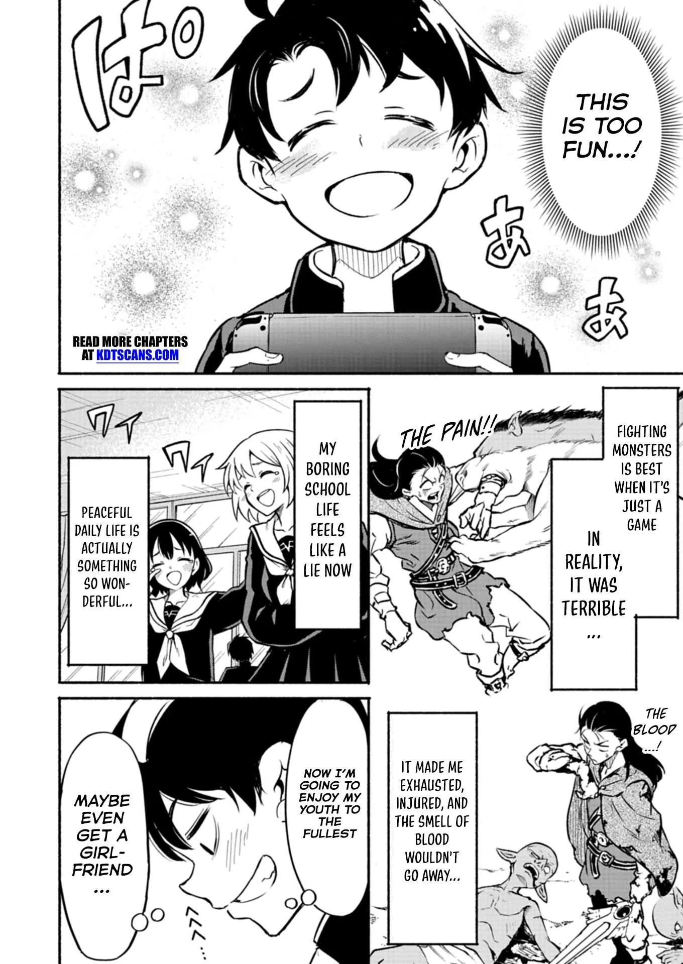 Returned from Another World, Earth Turned Out to Be Quite the Fantasy Too. Also, Losing Heroines, Stop Looking This Way Chapter 1 page 27