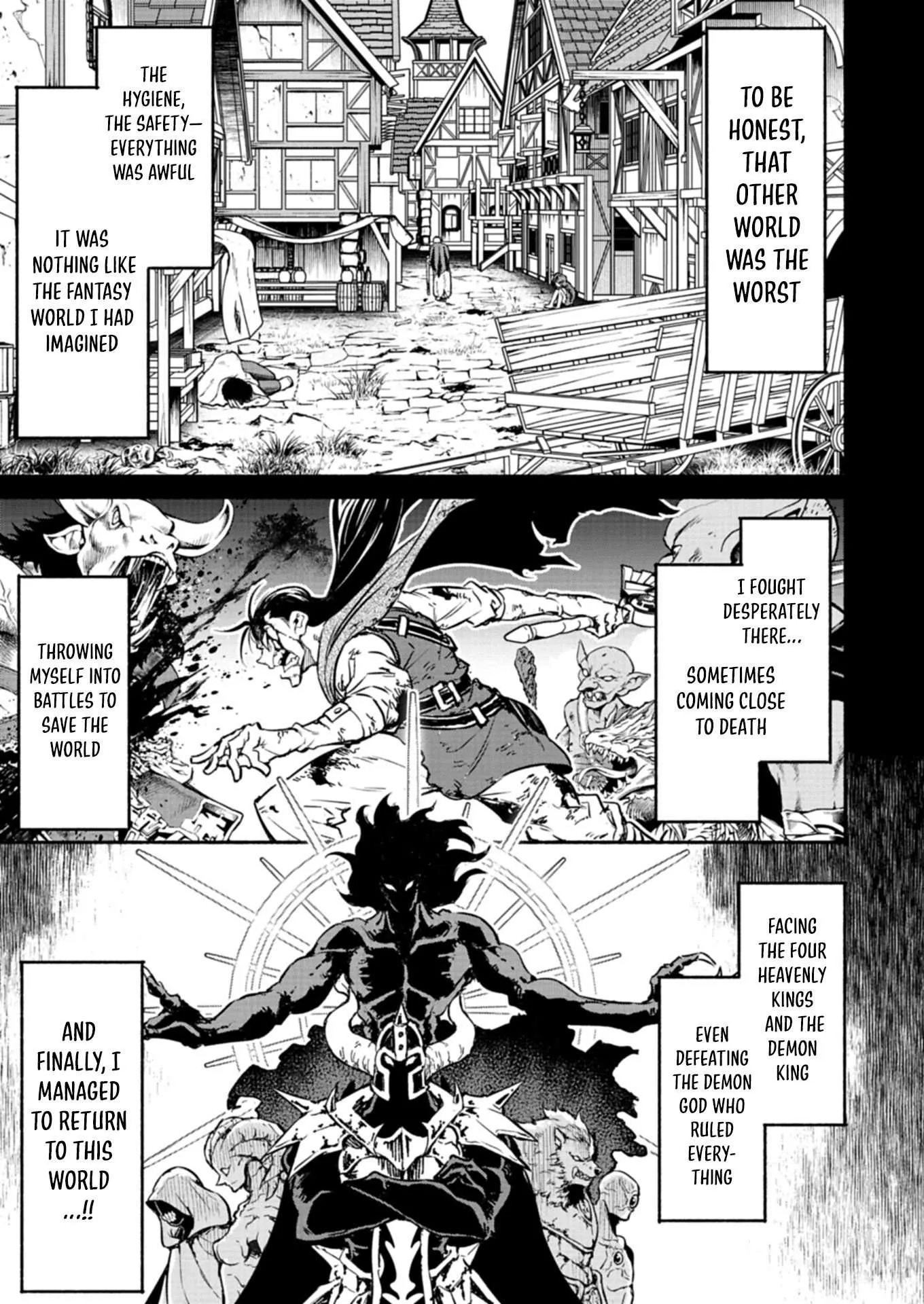 Returned from Another World, Earth Turned Out to Be Quite the Fantasy Too. Also, Losing Heroines, Stop Looking This Way Chapter 1 page 14