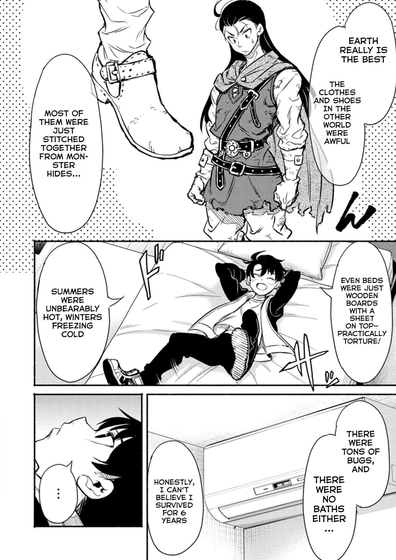 Returned from Another World, Earth Turned Out to Be Quite the Fantasy Too. Also, Losing Heroines, Stop Looking This Way Chapter 1 page 19
