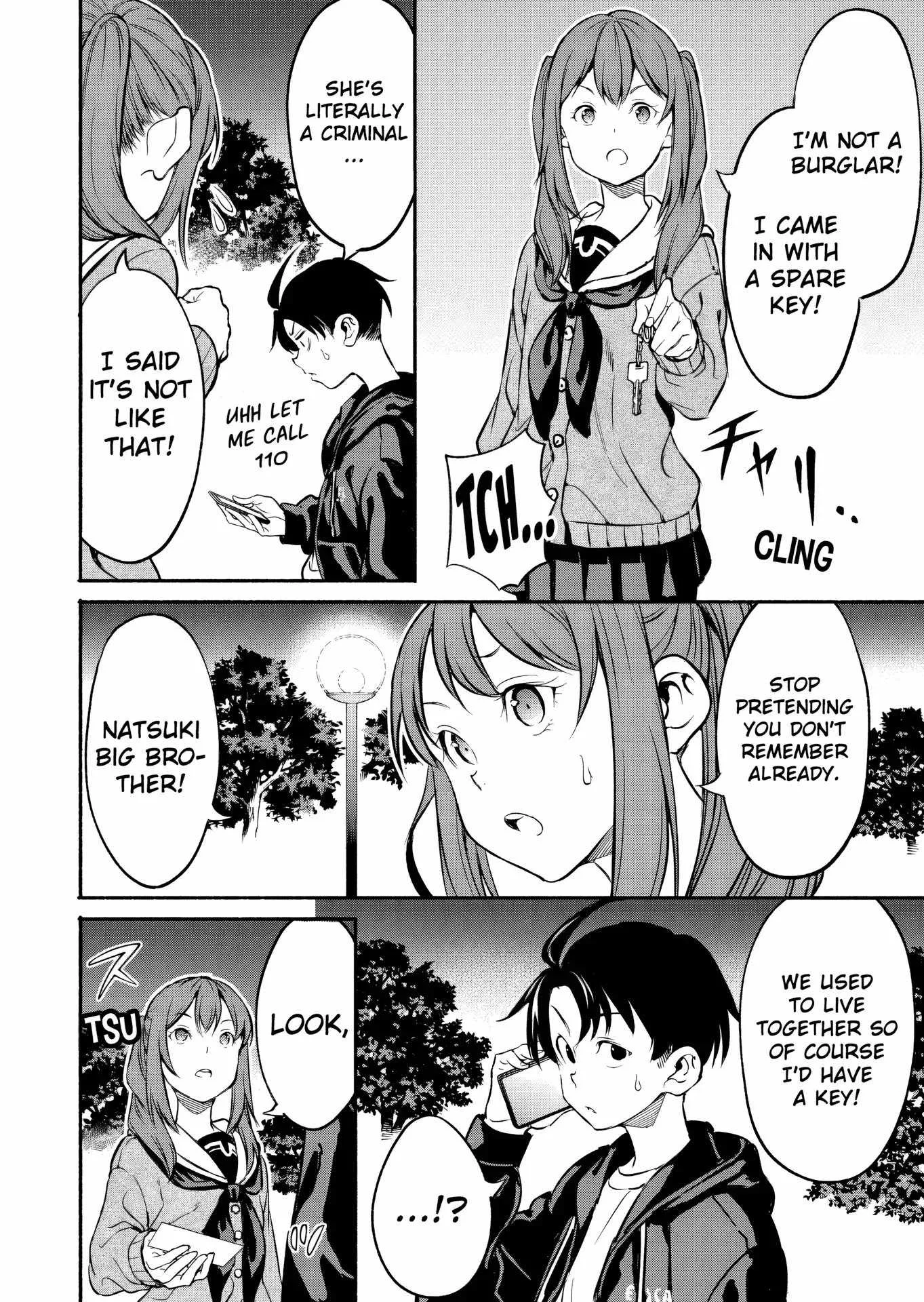 Returned from Another World, Earth Turned Out to Be Quite the Fantasy Too. Also, Losing Heroines, Stop Looking This Way Chapter 4 page 13
