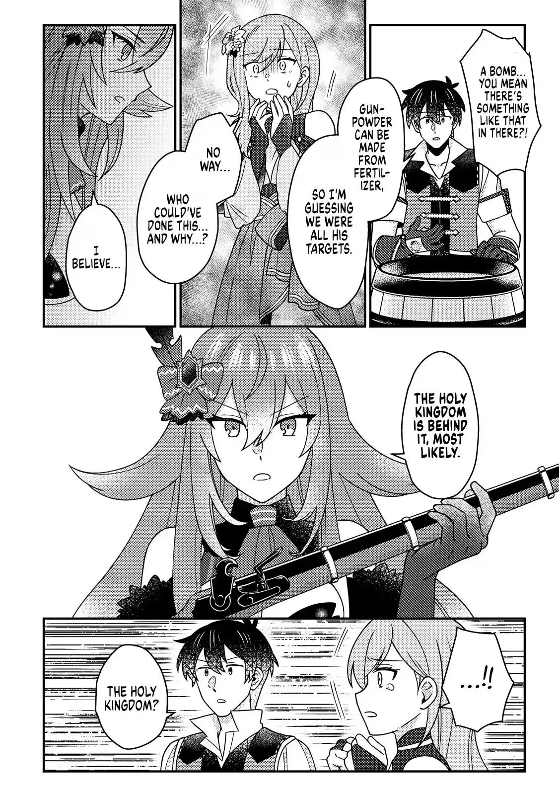Revolution in production with the blessings of the gods - While living a leisurely, slow life in a corner of another world, somehow a diverse group of people gathered to form the strongest nation... Chapter 37.1 page 9